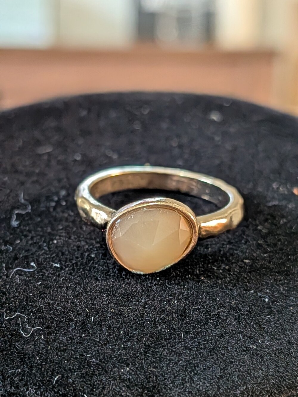 Gold-Tone Yellow Ring